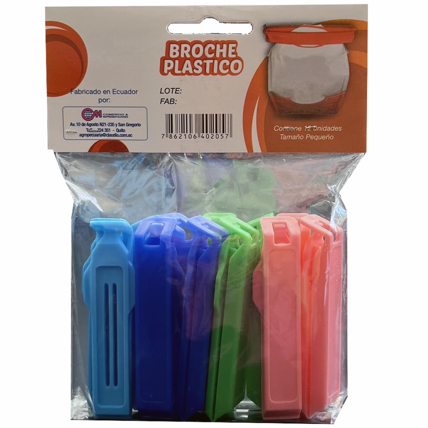 Broche Plástico Chico Para Cerrar Fundas CLAUDIO CANDO X 12 Uds - Imagen 5