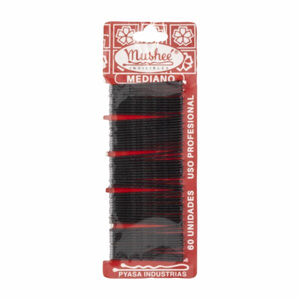 Invisible Para Cabello Negro X60 MUSHEE Paquete