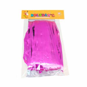 Cortina Decorativa De Fiestas Color Fucsia HOLIDAYS 2 Metros