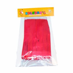 Cortina Decorativa De Fiestas Color Roja HOLIDAYS 2 Metros