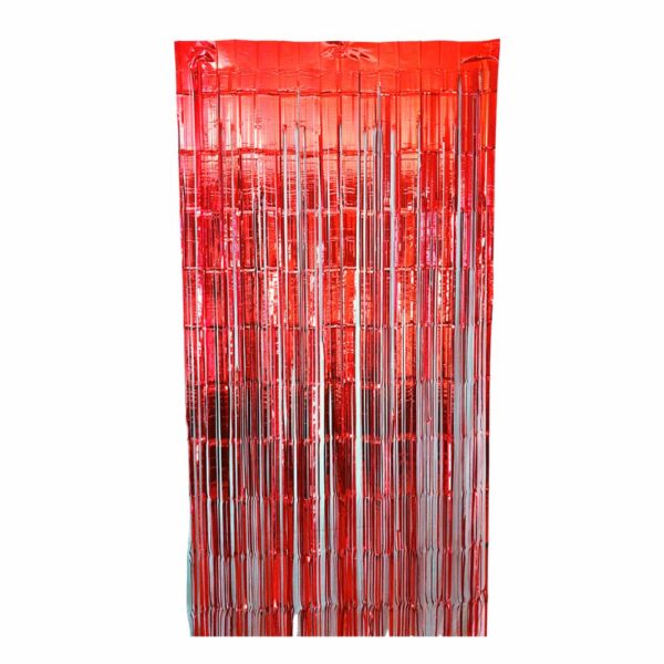 Cortina Decorativa De Fiestas Color Roja HOLIDAY´S 2 Metros - Imagen 2