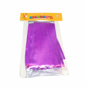 Cortina Decorativa De Fiestas Color Morada HOLIDAYS 2 Metros