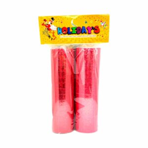 Serpentina Holográfica Roja HOLIDAY'S 4 X 12 Cm