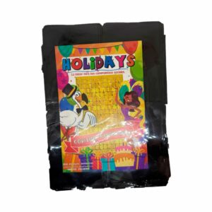 Cortina Cuadrada Negra HOLIDAYS 1m x 2m