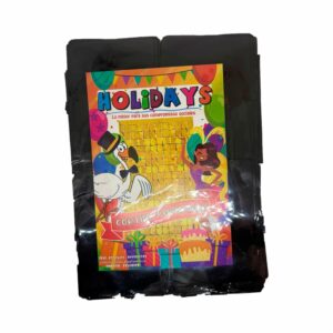 Cortina Cuadrada Negra HOLIDAY'S 1m x 2m