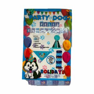 Juguete Para Perro Party Dog Celeste HOLIDAYS 15Cm*24Cm
