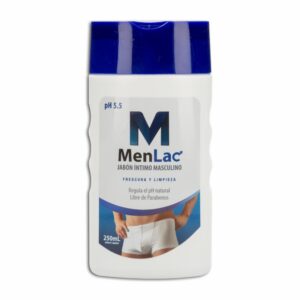 Jabón Íntimo Masculino PH 5.5 Frescura Y Limpieza MEN LAC 250 Ml