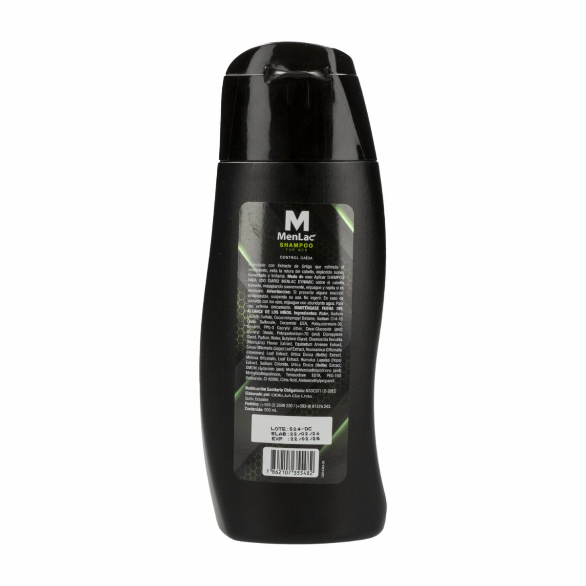 Shampoo De Cabello Dinamyc MEN LAC 500 Ml