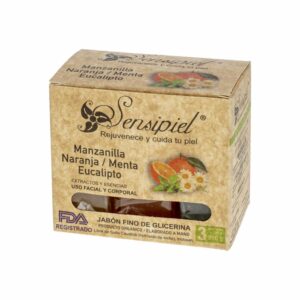 Jabón En Barra Manzana Menta Naranja SENSIPIEL 360 G