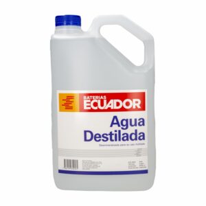 Agua Destilada Desmineralizada BATERIAS ECUADOR 4000 ml