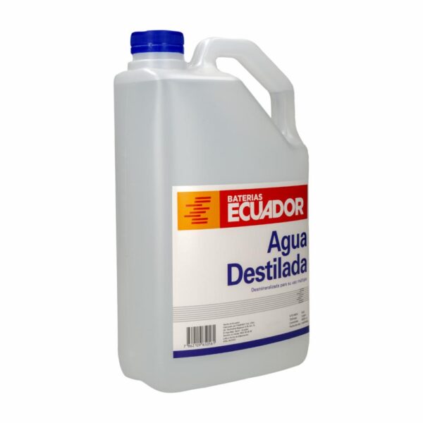 Agua Destilada Desmineralizada BATERIAS ECUADOR 4000 ml - Imagen 2
