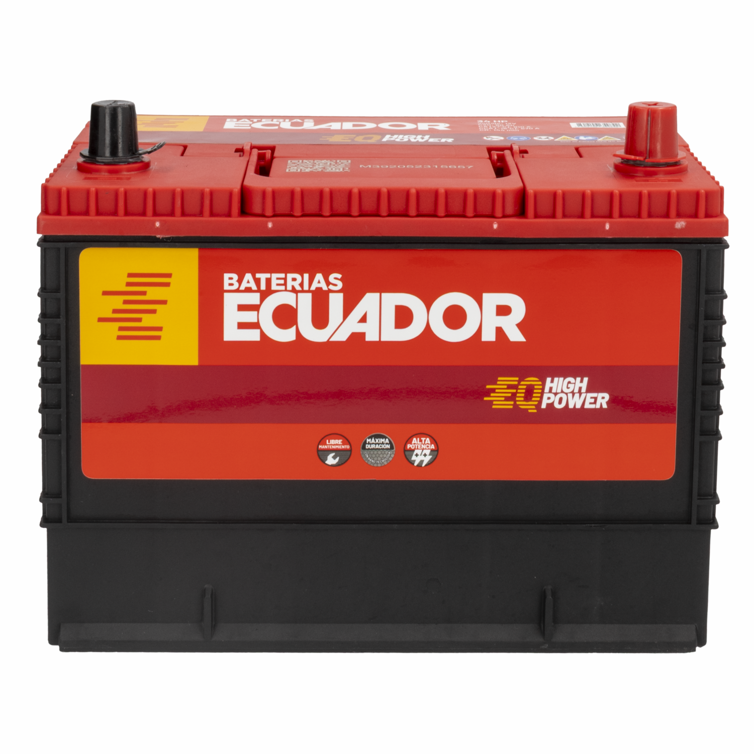Batería Para Auto E4 High Power BATERÍAS ECUADOR 34 HP - Imagen 2