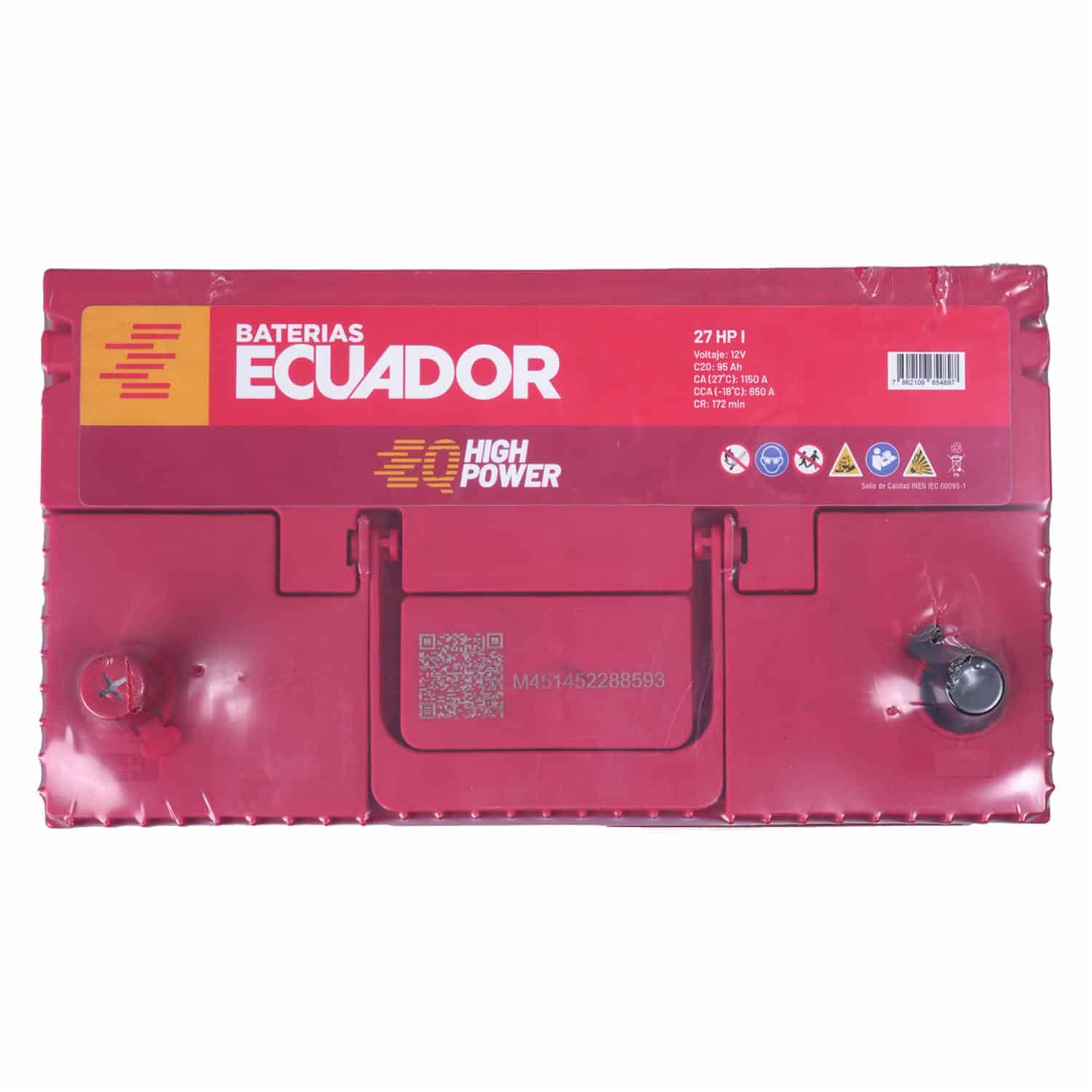 Batería Para Auto E4 High Power BATERÍAS ECUADOR 27 HP I - Imagen 4