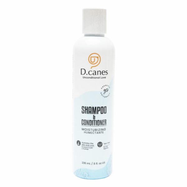 Shampoo Para Mascotas + Acondicionador Humectante DCANES 236 Ml