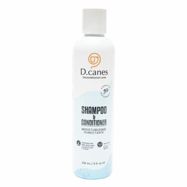 Shampoo Para Mascotas + Acondicionador Humectante DCANES 236 Ml