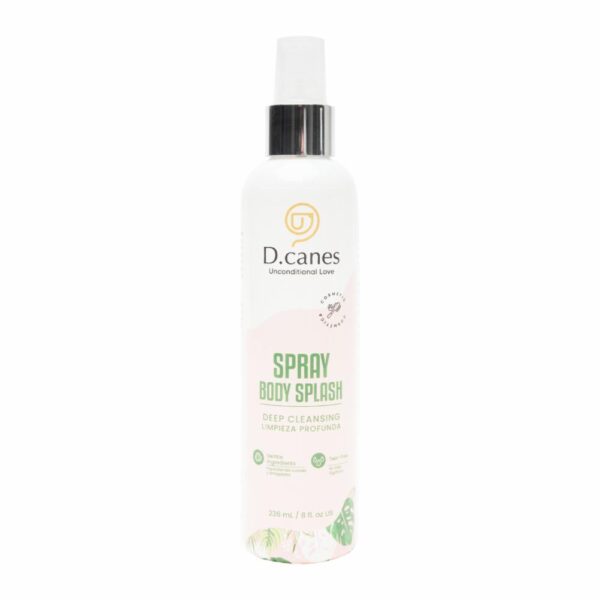 Body Splash Para Mascota Limpieza Profunda D.CANES 236 Ml