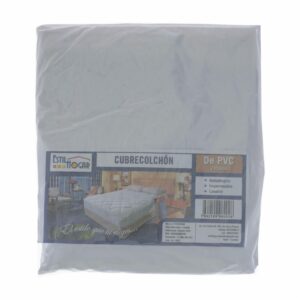 Protector De Colchón De Pvc Blanco ESTILHOGAR 2 Plazas
