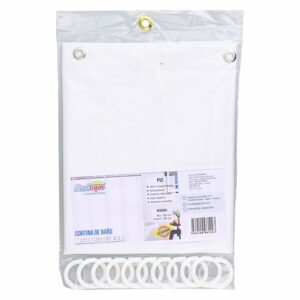 Cortina De Baño Megahotelera MUNDOGAR 180 X 180 Cm