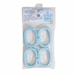 Ganchos Para Cortina De Baño MUNDOGAR 6 Cm
