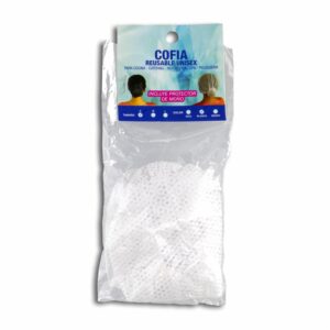Cofia Reusable Blanca ESTAR BIEN Pequeña