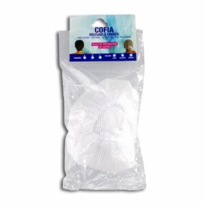 Cofia Reusable Blanca ESTAR BIEN Mediana