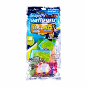 Globos De Agua Para Carnaval HAPPY BABY BALLONS 111 Piezas