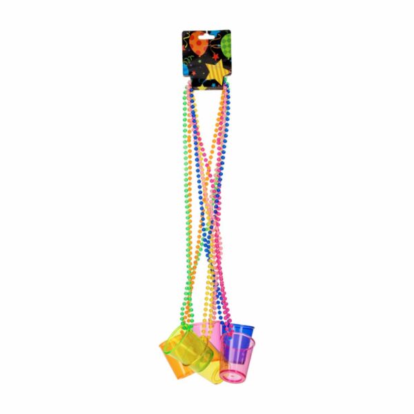 Collares De Vasos Para Fiesta Transparentes CELLNEL X 6 Uds