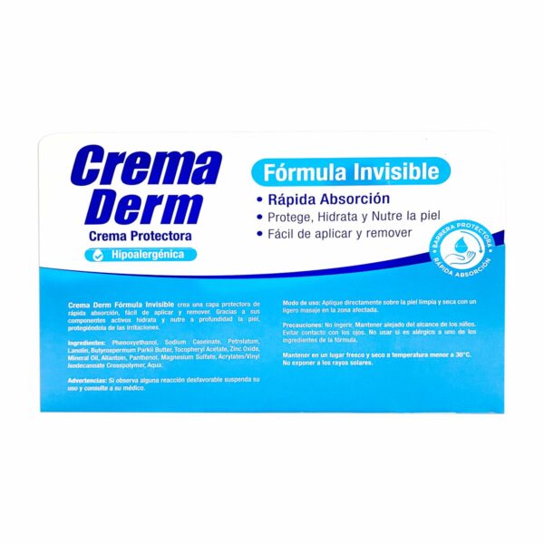 Crema Dermoprotectora Fórmula Invisible Rápida Absorción CREMA DERM 60 G - Imagen 2