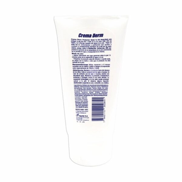 Protector Solar Facial Con Protección Spf50 CREMA DERM 100 Ml - Imagen 2
