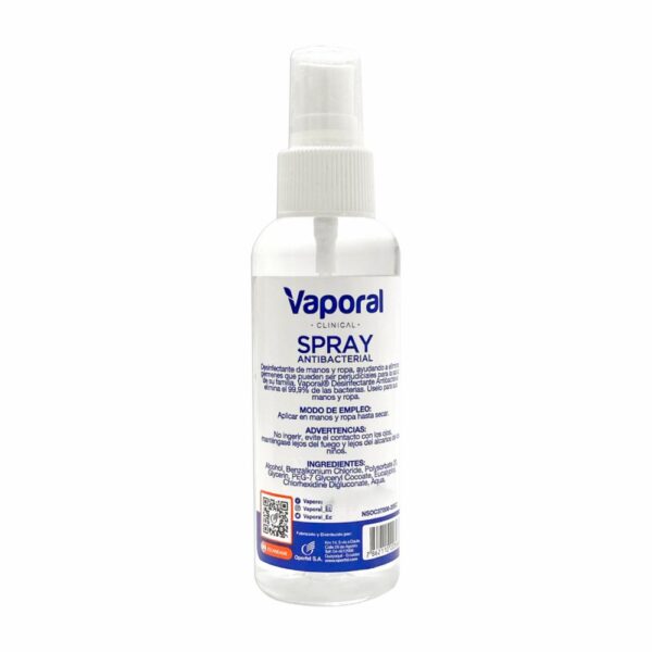 Spray Antibacterial Desinfectante 12 VAPORAL 120 Ml - Imagen 2