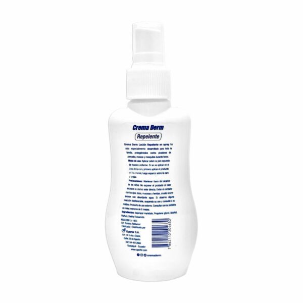 Repelente Antimosquitos Spray CREMA DERM 100 Ml - Imagen 2
