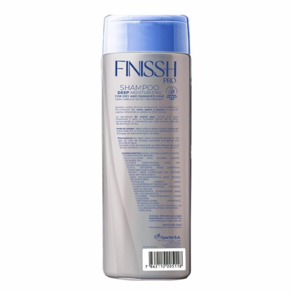 Shampoo Para Cabello Deep Moisturizing FINISS-H 375 Ml - Imagen 2