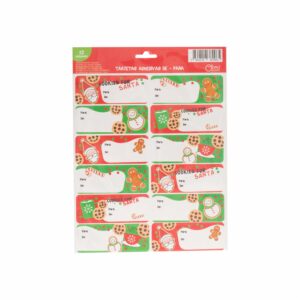 Tarjetas Adhesivas De Para Navidad x 12 Unidades OIMI 18cm x 24cm