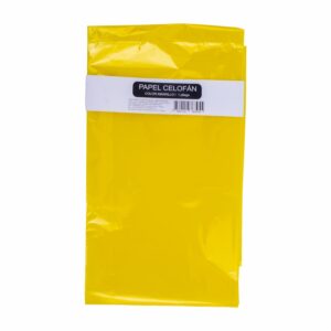 Papel Celofán Tono Amarillo En Pliego OIMI 110X96