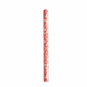 Papel De Regalo X Flores Blancas OIMI 57Cmx4Cm