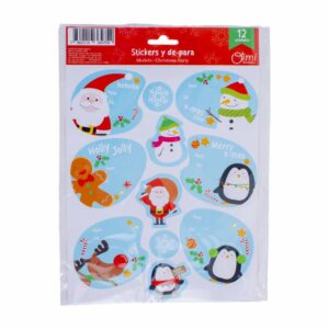 Stickers Navideños De Para Adhesivas OIMI X 12 Uds