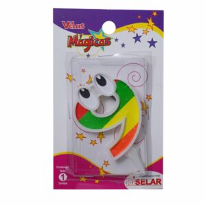 Vela Mágica Ojos 9 Multicolor DISELAR Ojos 9