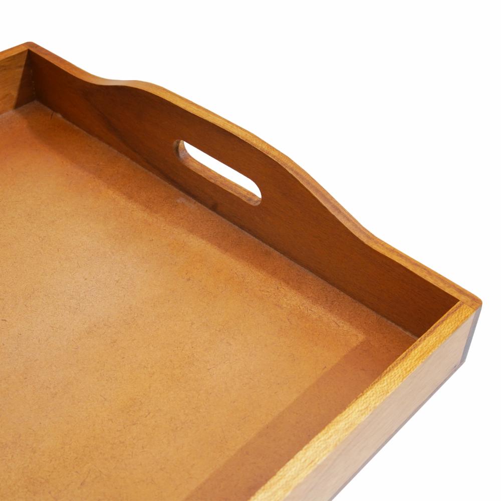 Charol Pequeño De Madera RAFAELA ROJAS Unidad - Imagen 2