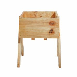 Macetero Con Patas De Madera RAFAELA ROJAS Unidad