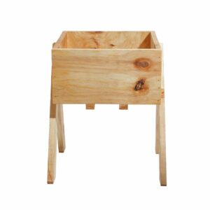 Macetero Con Patas De Madera ROJAS RAFAELA Unidad