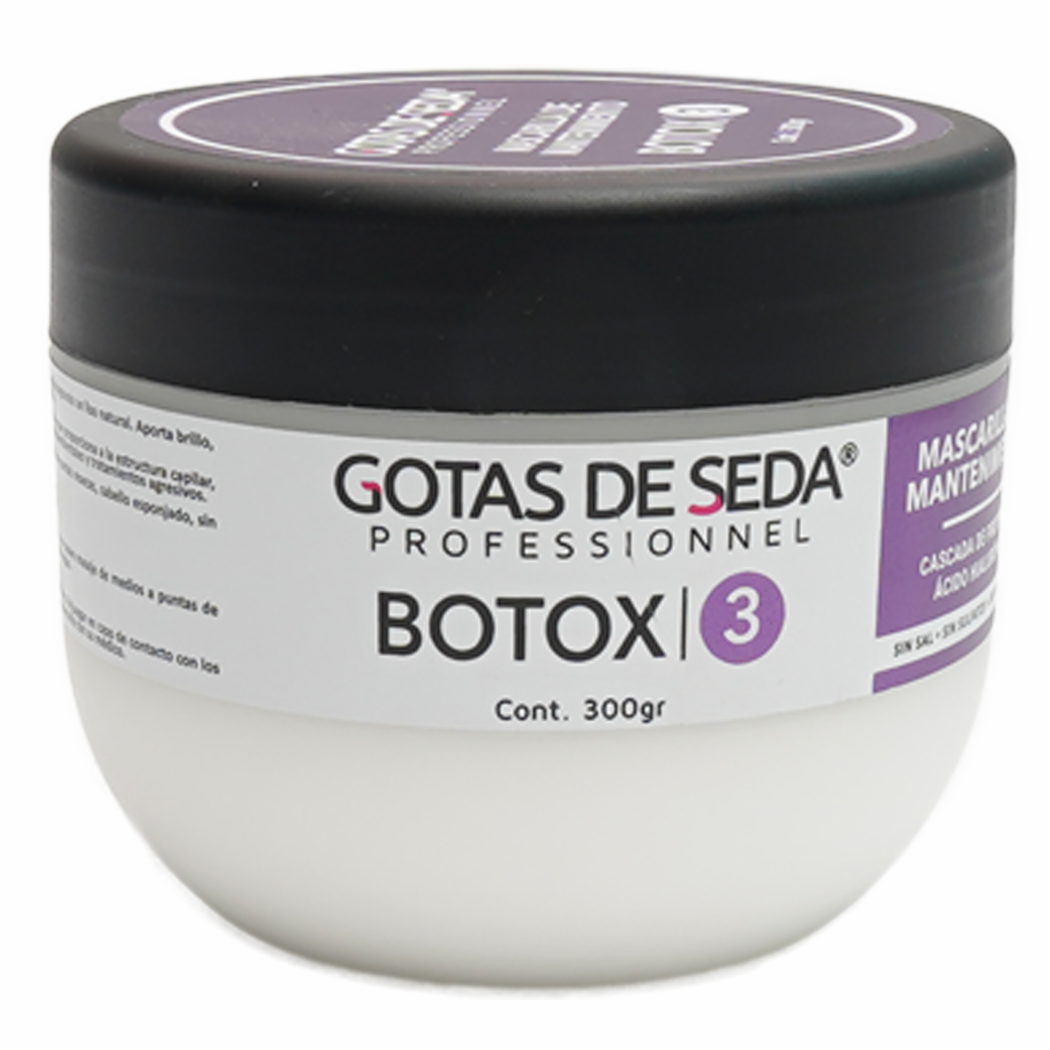 Tratamiento De Cabello Con Acido Hialuronico GOTAS DE SEDA 300 G - Imagen 2