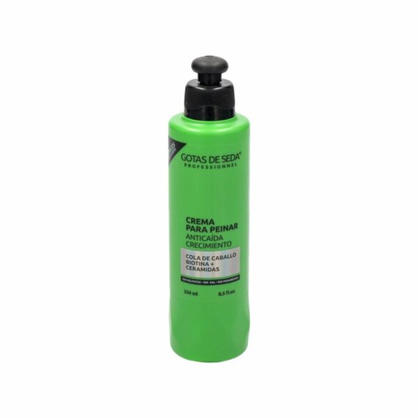 Crema De Peinar Con Cola De Caballo Y Biotina GOTAS DE SEDA 250 Ml