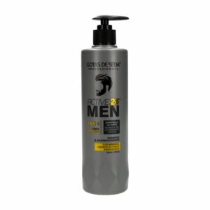 Shampoo Y Acondicionador Capilar 2 en 1 Control Caída Gotitas De Seda ACTIVE 24 MEN 500 Ml