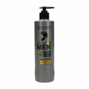 Shampoo Y Acondicionador Capilar 2 en 1 Control Caída Gotitas De Seda ACTIVE 24 MEN 500 Ml