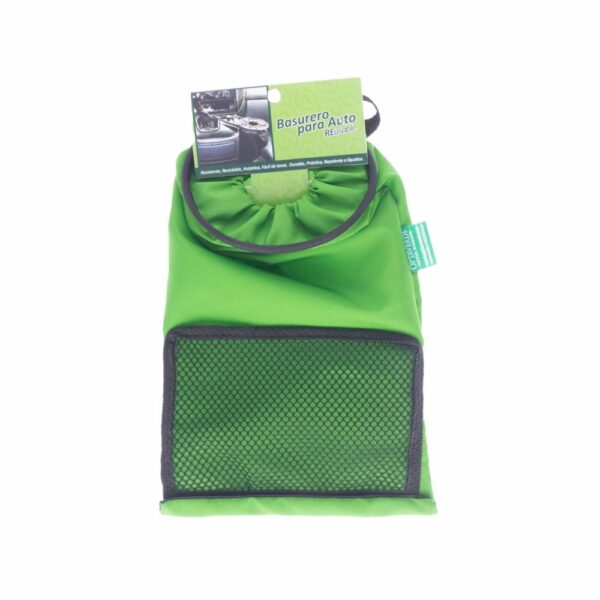 Basurero Para Auto Color Aceituna FREE Unidad