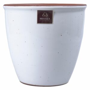 Maceta De Zafiro 14 Morena Color Blanco MESTIZA Unidad
