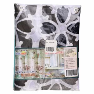 Cortina De Baño Mediterráneo X2 MUNDOGAR 180 X 200 Cm