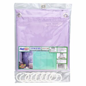 Cortina De Baño Clásica Llana Varios Colores MUNDOGAR 180 X 150 Cm