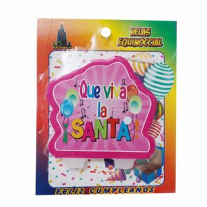 Vela De Cumpleaños VELAS EQUINOCCIAL Viva La Santa
