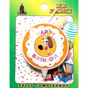 Vela Para Mascota Happy Birthdog VELAS EQUINOCCIAL Pequeño